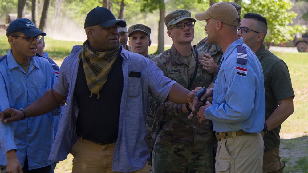 Soldiers from the 414th Civil Affairs Battalion Investigate a Contaminated Water Source