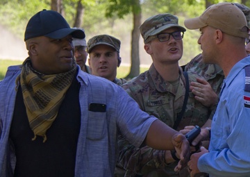 Soldiers from the 414th Civil Affairs Battalion Investigate a Contaminated Water Source
