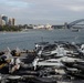 Marines, Sailors man the rails aboard USS Wasp into Sydney