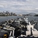 Marines, Sailors man the rails aboard USS Wasp into Sydney