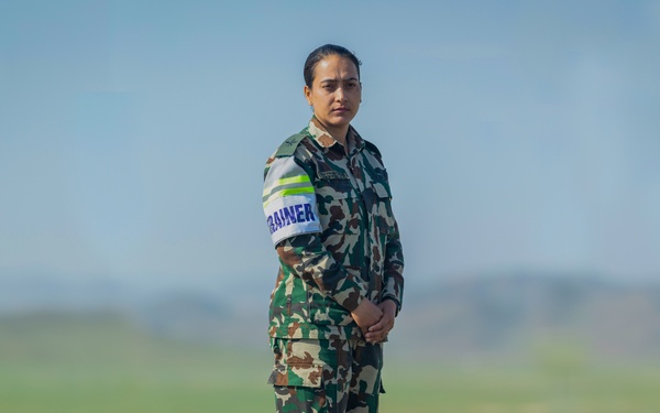 Nepali Army infrantry officer participates in international exercise