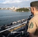 Marines, Sailors man the rails aboard USS Wasp into Sydney