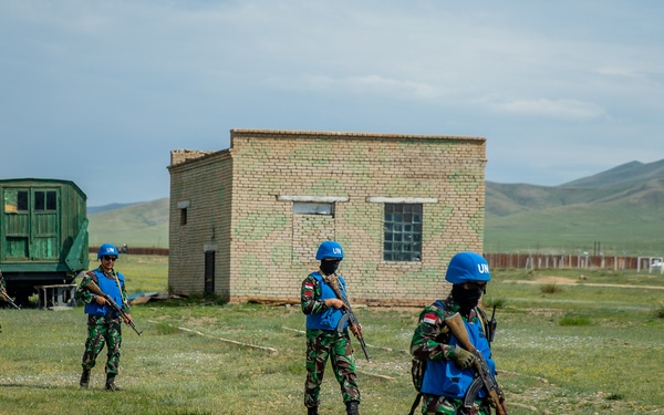 Indonesian airmen conduct security training in Mongolia
