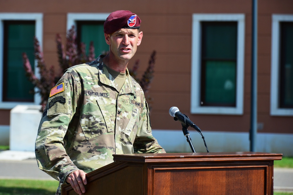 173rd Brigade Support Battalion, 173rd Airborne Brigade, Change of Command Ceremony, June 24, 2019