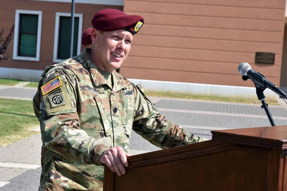 173rd Brigade Support Battalion, 173rd Airborne Brigade, Change of Command Ceremony, June 24, 2019