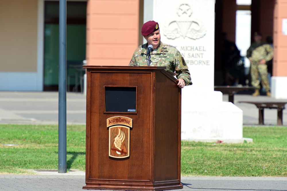 173rd Brigade Support Battalion, 173rd Airborne Brigade, Change of Command Ceremony, June 24, 2019