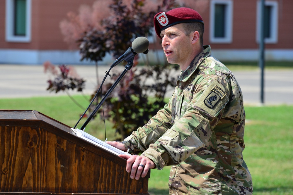 2nd Battalion, 503rd Infantry Regiment, 173rd Airborne Brigade, Change of Responsibility Ceremony, June 24, 2019