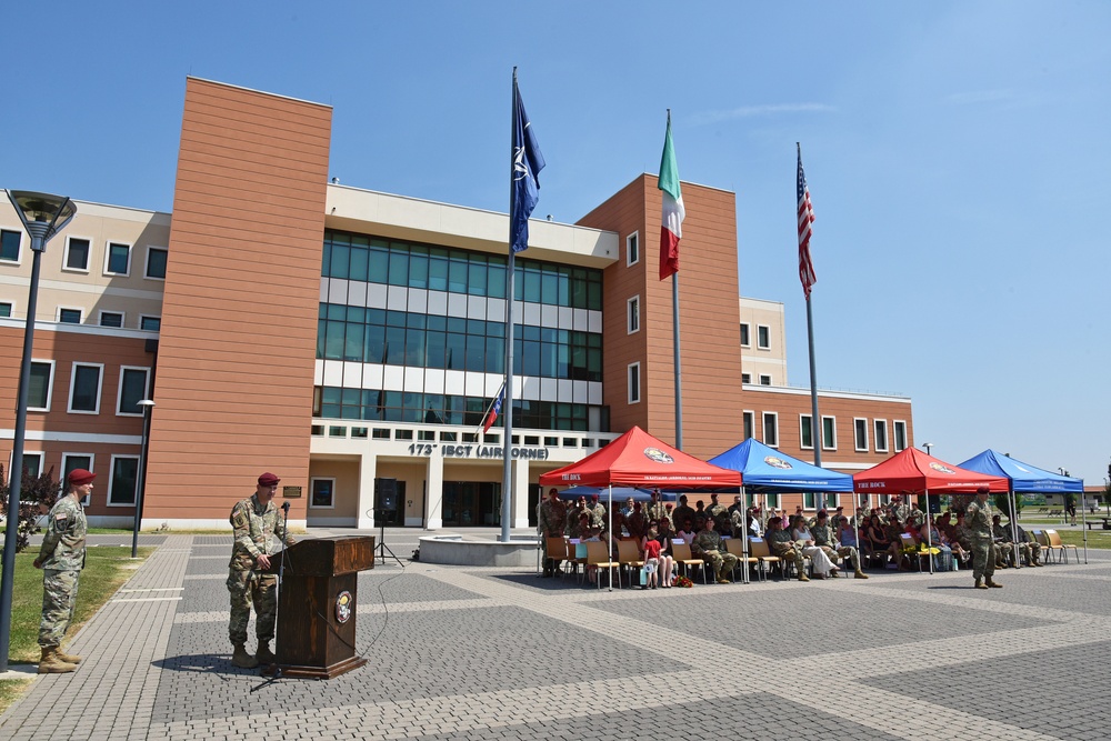 2nd Battalion, 503rd Infantry Regiment, 173rd Airborne Brigade, Change of Responsibility Ceremony, June 24, 2019