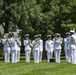 Military Funeral Honors with Funeral Escort for U.S. Navy Cmdr. James. B. Mills in Section 60