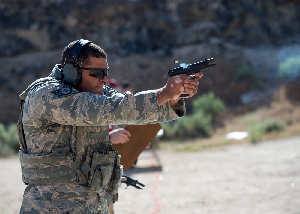 124th Security Forces Squadron participates in shooting course