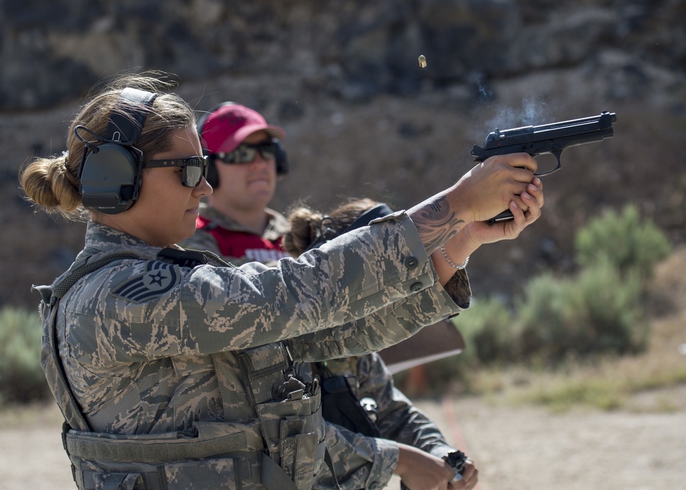 124th Security Forces Squadron participates in shooting course