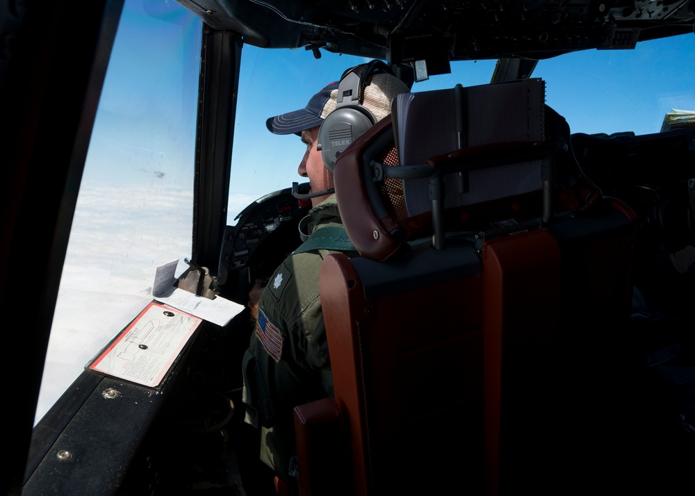 Commanding officer of VP-46 takes last flight with command