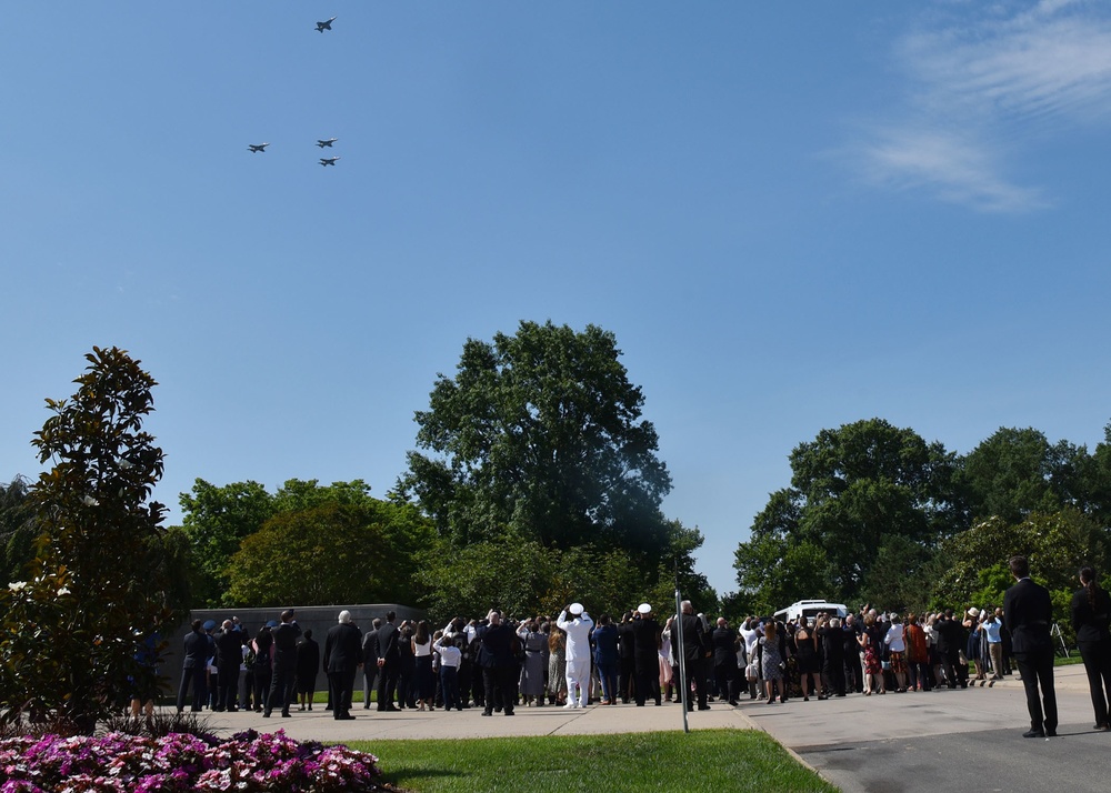 Cmdr. James Mills, USNR, Funeral, Arlington National Cemetery, June 21, 2019