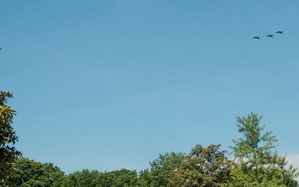 Cmdr. James Mills, USNR, Funeral, Arlington National Cemetery, June 21, 2019