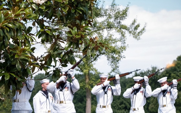 Cmdr. James Mills, USNR, Funeral, Arlington National Cemetery, June 21, 2019