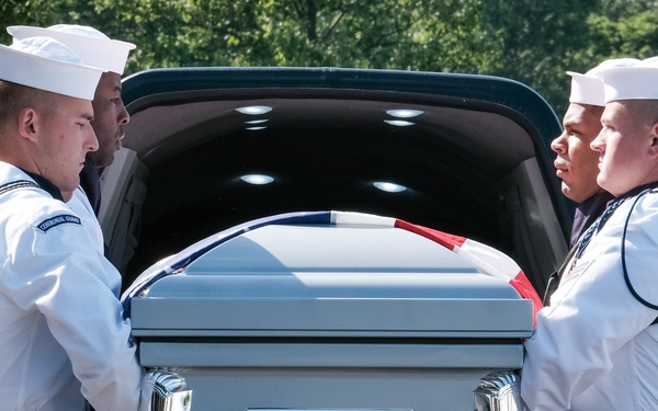 Cmdr. James Mills, USNR, Funeral, Arlington National Cemetery, June 21, 2019