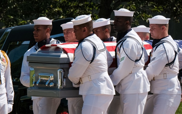 Cmdr. James Mills, USNR, Funeral, Arlington National Cemetery, June 21, 2019