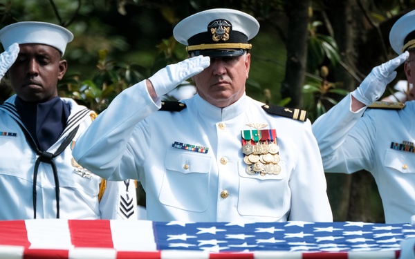 Cmdr. James Mills, USNR, Funeral, Arlington National Cemetery, June 21, 2019