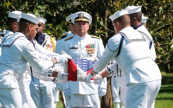 Cmdr. James Mills, USNR, Funeral, Arlington National Cemetery, June 21, 2019