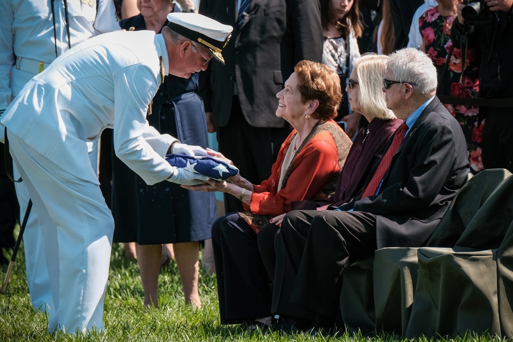 Cmdr. James Mills, USNR, Funeral, Arlington National Cemetery, June 21, 2019