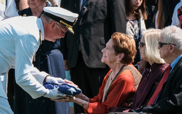 Cmdr. James Mills, USNR, Funeral, Arlington National Cemetery, June 21, 2019
