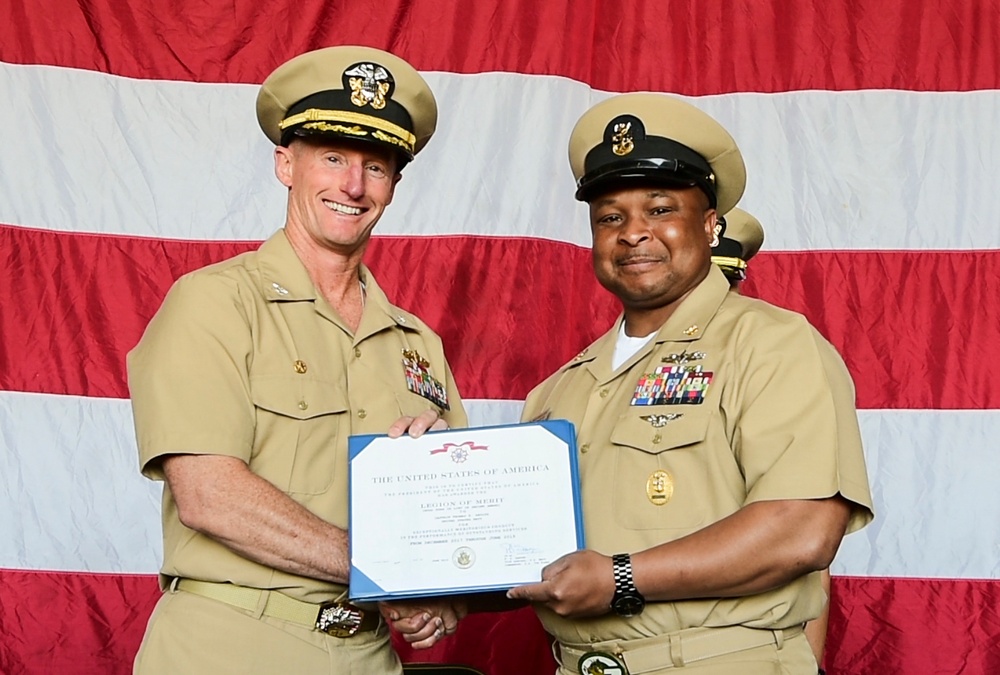 USS Green Bay (LPD 20) Change of Command