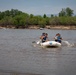 Mongolian Army soldiers conduct riverine training