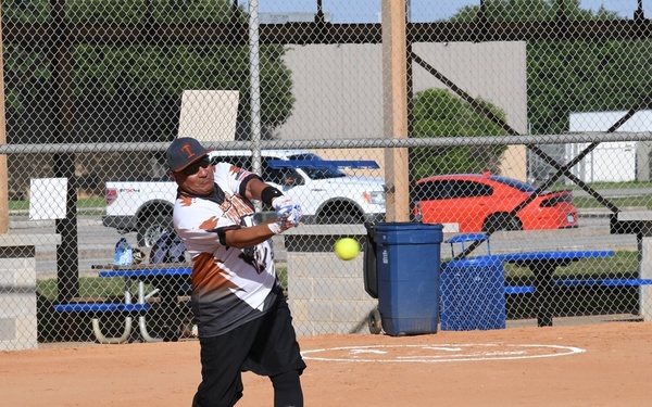 Gunfighter softball team defeats competitors six inning game