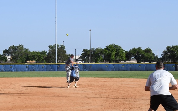 Gunfighter softball team defeats competitors six-inning game