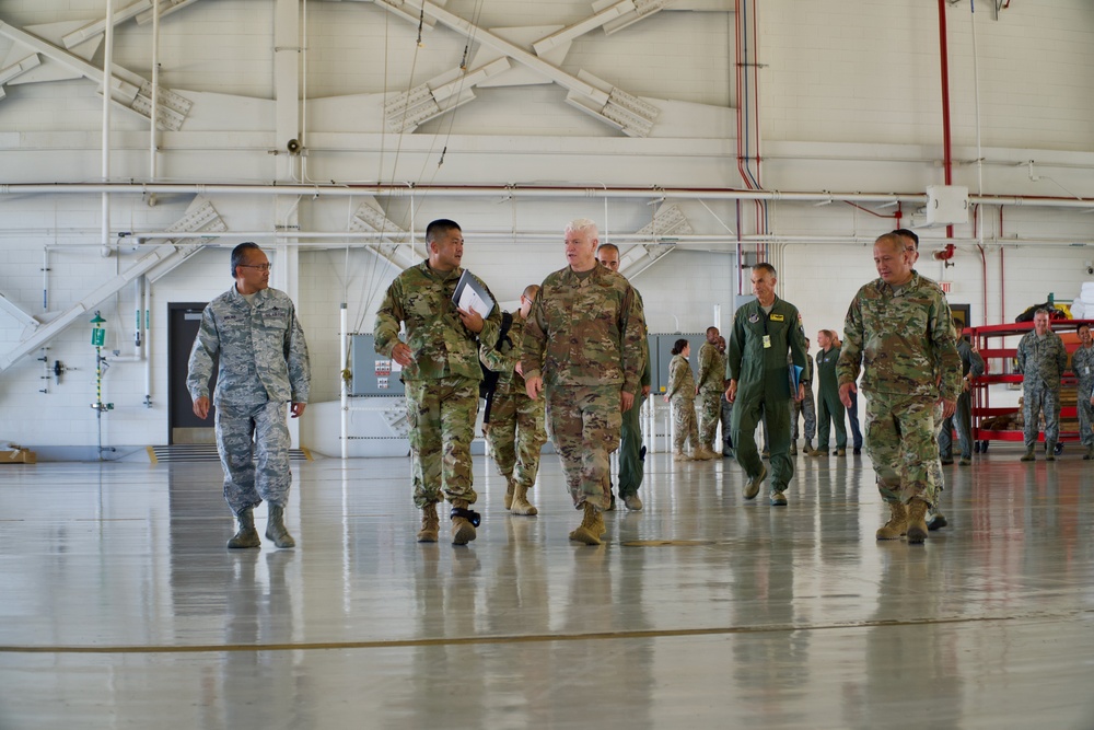 Air National Guard Director General Rice Visit Hawaii