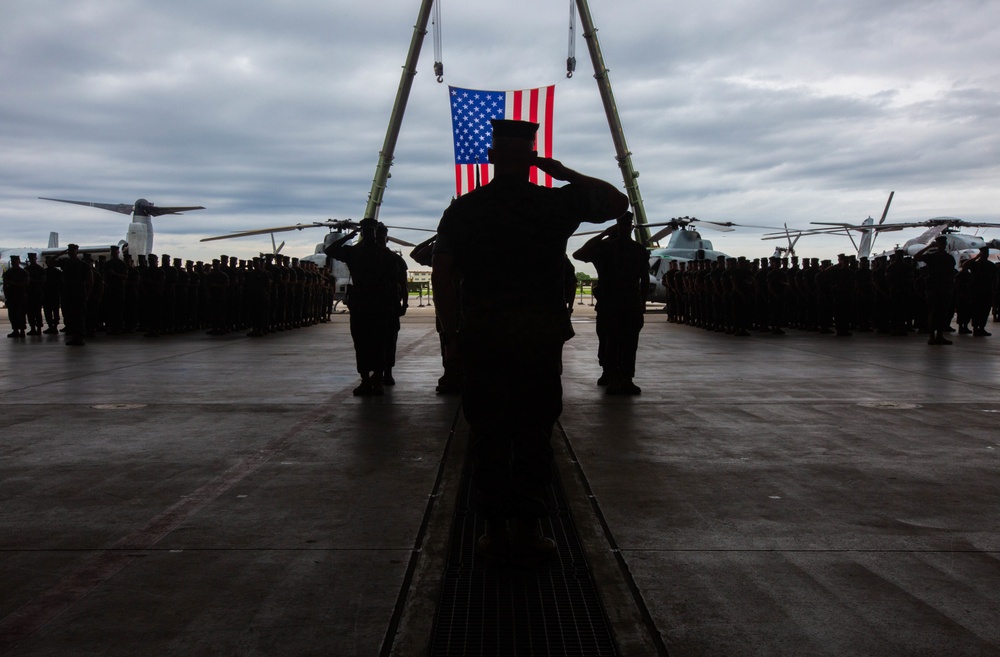 1st MAW Change of Command