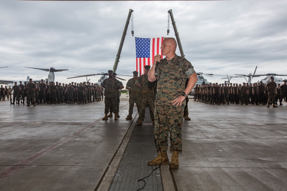 1st MAW Change of Command