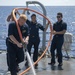 Fresh Water Wash Down Aboard USS Chancellorsville