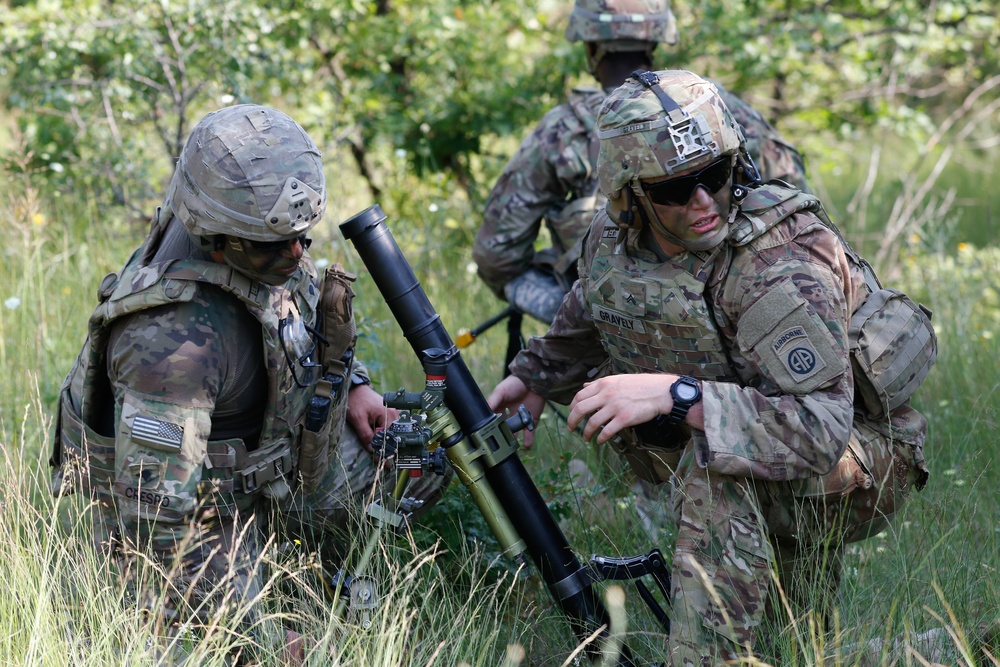 82nd Airborne Division paratroopers conduct CALFEX in Bulgaria