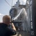 Fresh Water Wash Down Aboard USS Chancellorsville