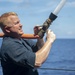 Fresh Water Wash Down Aboard USS Chancellorsville