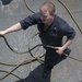 Fresh Water Wash Down Aboard USS Chancellorsville