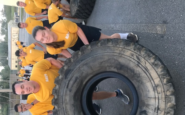 NMCB-133 Det Guam's squad level fitness competition