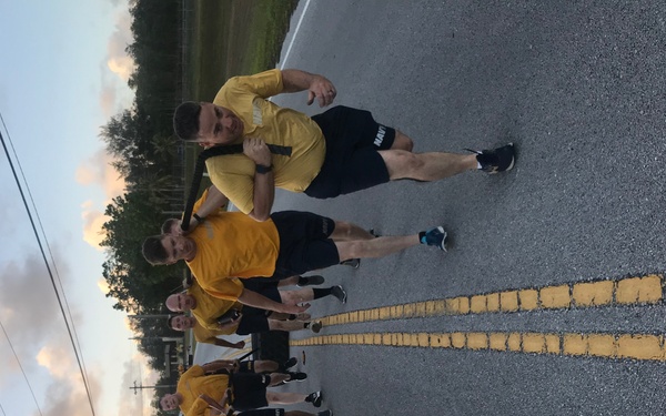 NMCB-133 Det Guam's squad level fitness competition