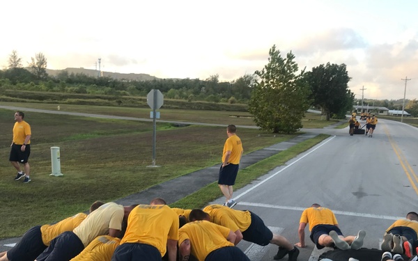 NMCB-133 Det Guam's squad level fitness competition