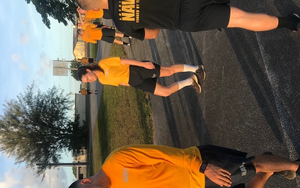 NMCB-133 Det Guam's squad level fitness competition