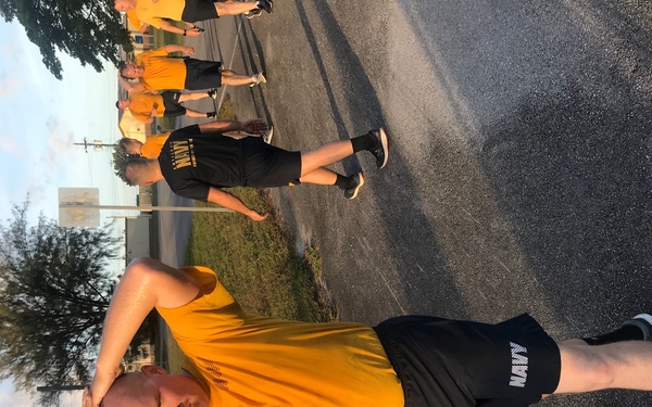 NMCB-133 Det Guam's squad level fitness competition