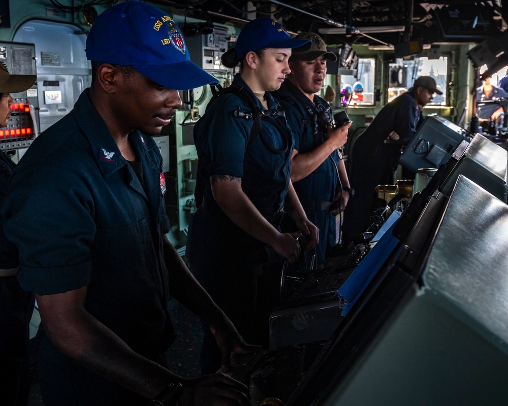 RAS with USS Wasp, USNS Rappahannock