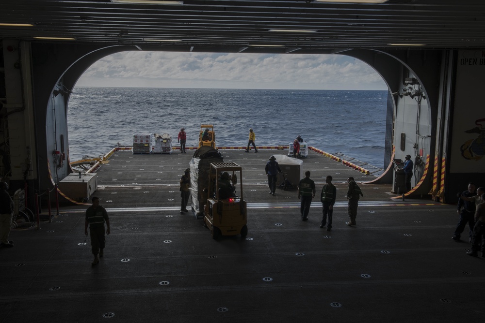 USS WASP (LHD 1) OPERATIONS AT SEA