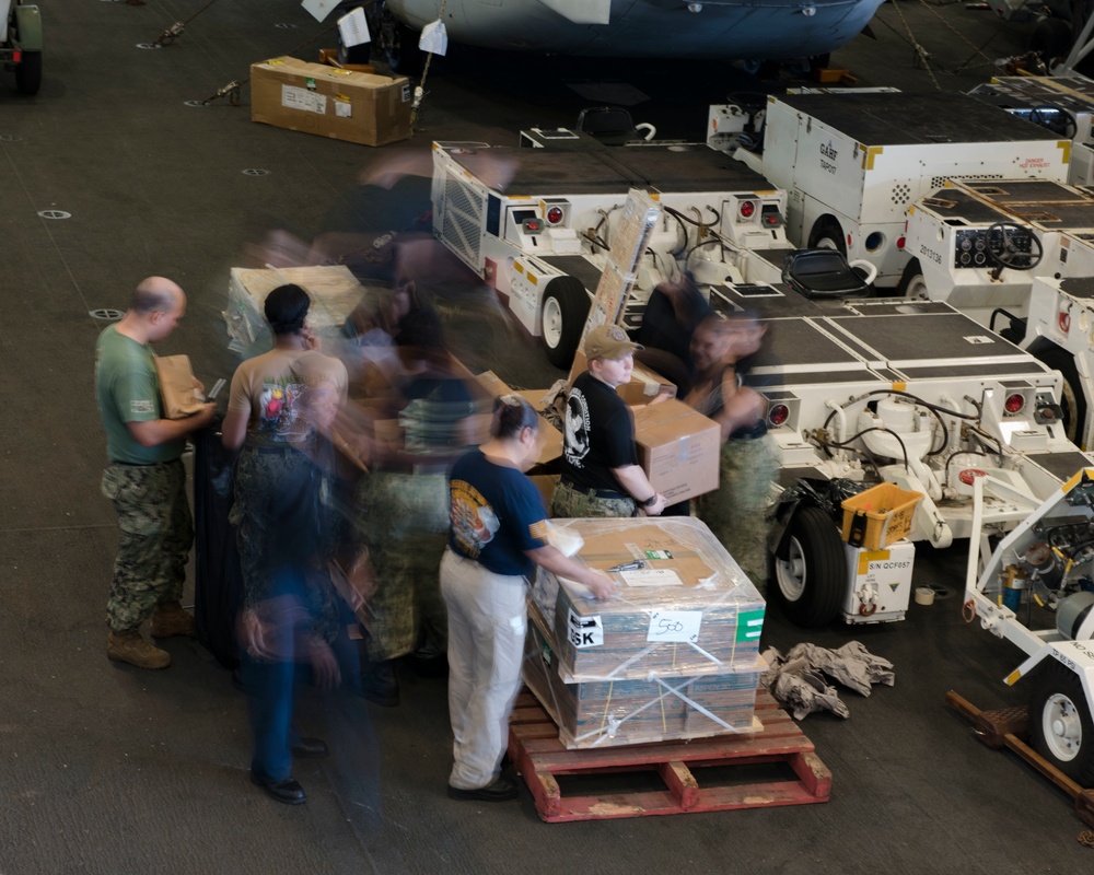 USS WASP (LHD 1) OPERATIONS AT SEA