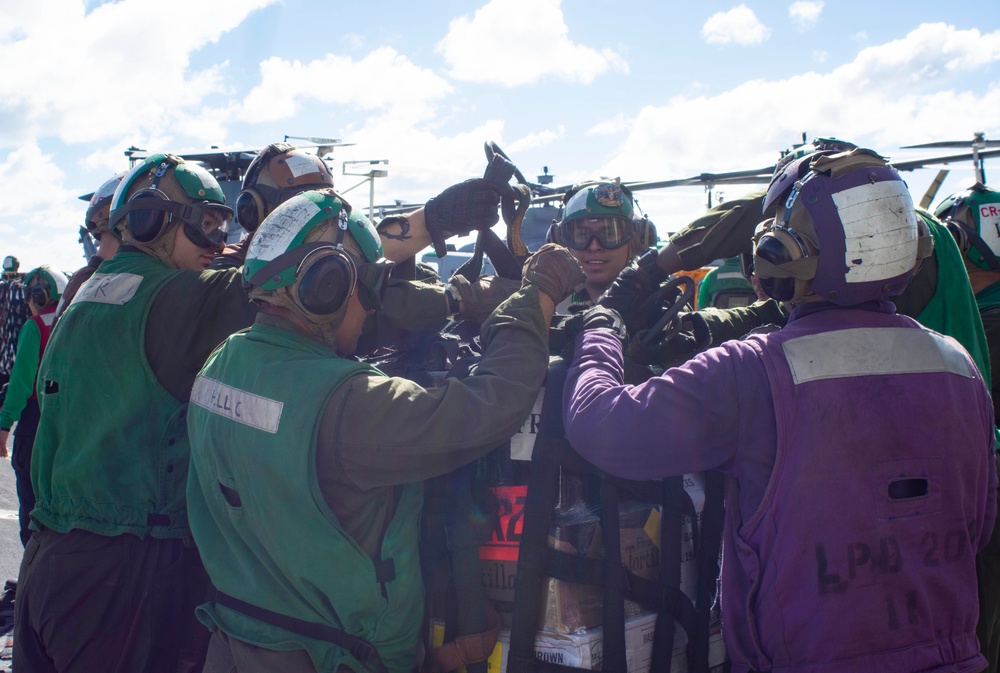 USS Green Bay (LPD 20) Replenishment-at-Sea