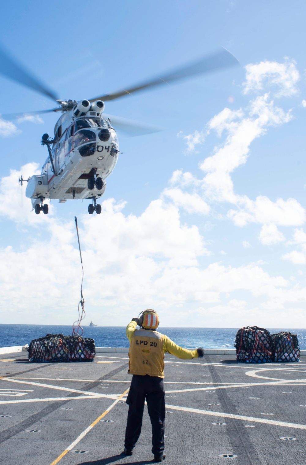 USS Green Bay (LPD 20) Replenishment-at-Sea