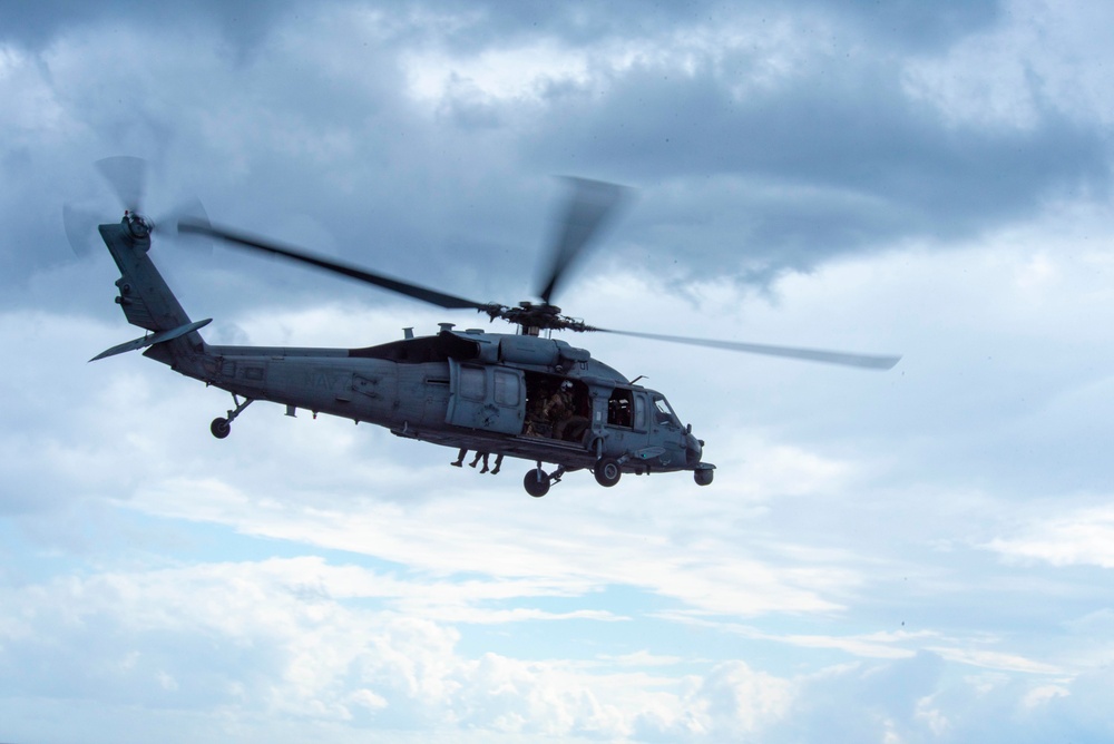 USS WASP (LHD 1) OPERATIONS AT SEA