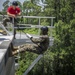 Charlie Company rappel tower training