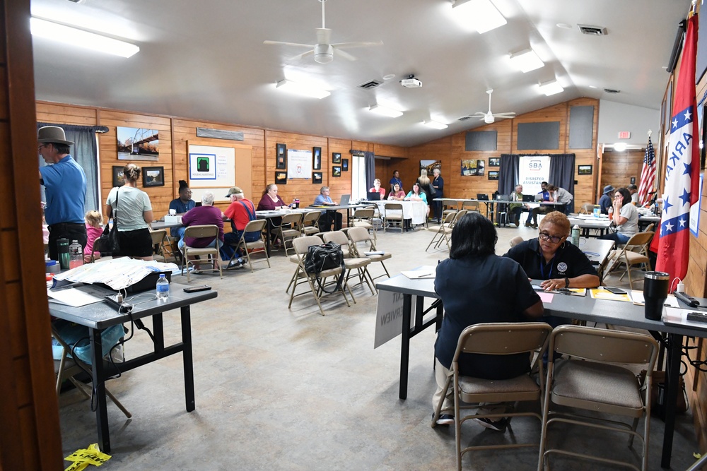 Local Residents Visit Disaster Recovery Center